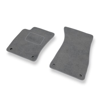 Fußmatten Auto für Audi A8 II D3 Limousine (2002-2010) - Premium Velours graue A