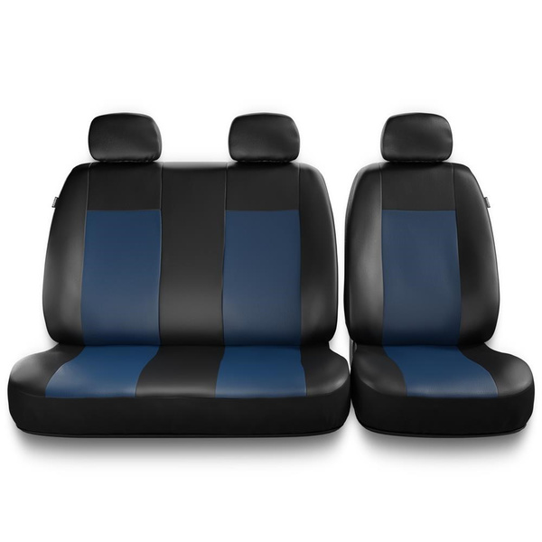 Universal Sitzbezüge Auto für Renault Master III, IV, V, VI (1994-....) – Vordersitze Autositzbezüge Schonbezüge – BC-BL