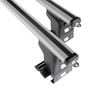 Aluminium-Dachträger für Audi A4 B6 (2005-2007) - silbern Dachträger Dachgepäckträger - ohne Montagelemente