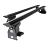 Aluminium-Dachträger für Dodge Durango III SUV (2011-....) - ohne Montagepunkte - schwarz Dachträger Dachgepäckträger