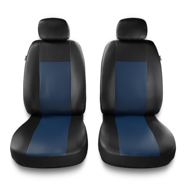 Universal Sitzbezüge Auto für Audi A4 B5, B6, B7, B8, B9 (1995-2024) - Vordersitze Autositzbezüge Schonbezüge - 2CM-BL