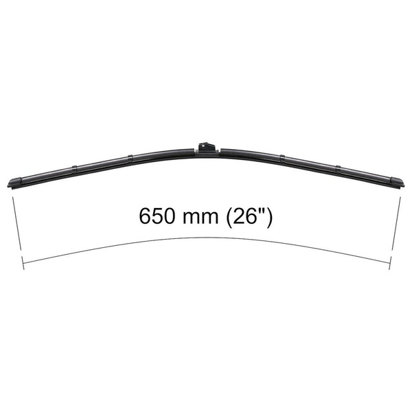 Vorderer Scheibenwischer für Peugeot 108 Hatchback (02.2014-2017) - Wischerblätt Flach
