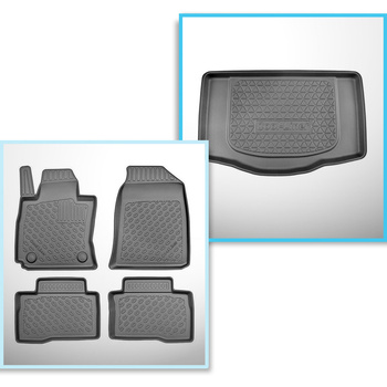 Set Kofferraumschale und angepasste Autoteppiche TPE für: SsangYong Tivoli X150 