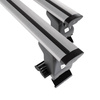 Aluminium-Dachträger für Nissan Almera mk II (2000-2006) - silbern Dachträger Dachgepäckträger - ohne Montagelemente