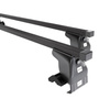 Stahl-Dachträger für Ssangyong Rexton mk I (2002-2007) - schwarz Dachträger Dachgepäckträger - ohne Montagelemente