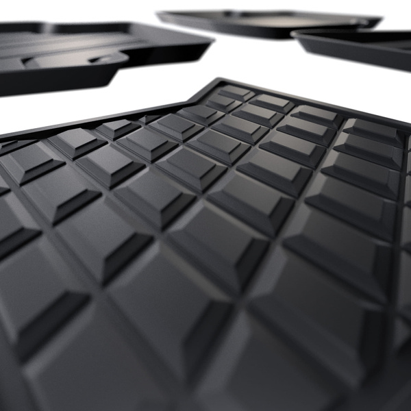 TPE Fußmatten Auto für Volkswagen Golf VII Hatchback (2012-2020) - schwarz Automatten Autoteppiche