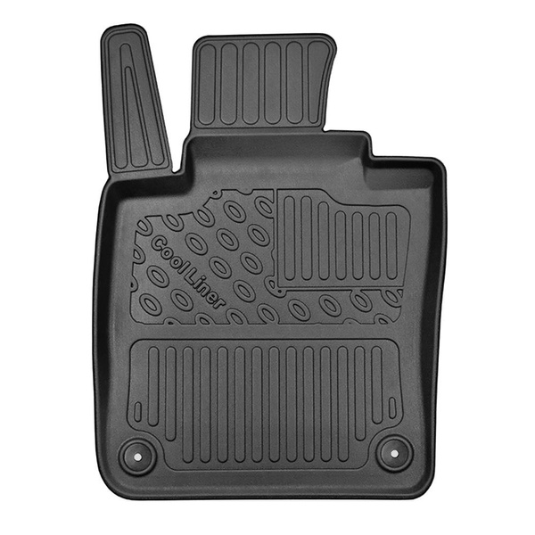 Set Kofferraumschale und angepasste Autoteppiche TPE für: Volvo V60 II Kombi (07.2018-....) - nicht für biFuel / T6 Twin Motor mit Gastank