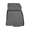 TPE Fußmatten Auto für Peugeot 5008 III Hybrid (mild hybrid) SUV (10.2024-....) - schwarz Automatten Autoteppiche - ohne dritte Sitzreihe