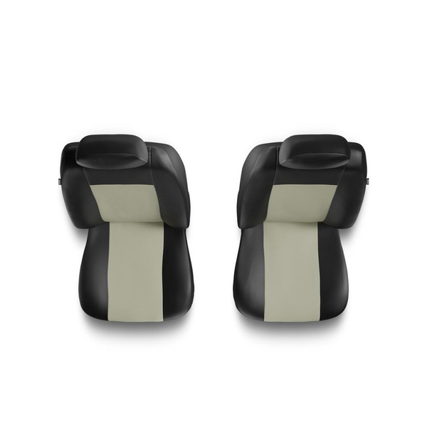 Universal Sitzbezüge Auto für Audi A4 B5, B6, B7, B8, B9 (1995-2024) - Vordersitze Autositzbezüge Schonbezüge - 2CM-BE