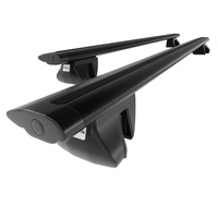 Aluminium-Dachträger für Skoda Roomster (2007-2015) - schwarz Dachträger Dachgepäckträger - reling