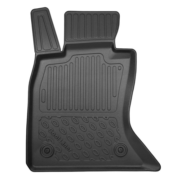 Set Kofferraumschale und angepasste Autoteppiche TPE für: BMW 5er F11 Touring (2013-04.2017) - X-drive;vordere Sitzabstandsführungen (hinten) 365mm