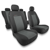 Universal Sitzbezüge Auto für Peugeot 407 (2004-2011) - Autositzbezüge Schonbezüge für Autositze - UNE-2