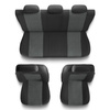 Universal Sitzbezüge Auto für Peugeot 307 I, II (2001-2012) - Autositzbezüge Schonbezüge für Autositze - UNE-2