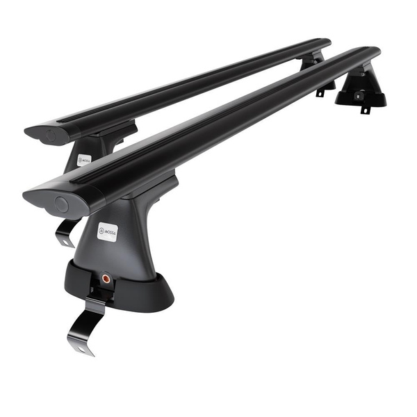 Aluminium-Dachträger für Volkswagen Passat B6 (2004-2009) - schwarz Dachträger Dachgepäckträger - ohne Montagelemente