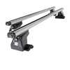 Aluminium-Dachträger für Renault Trafic (2001-2006) - silbern Dachträger Dachgepäckträger - Montagepunkte