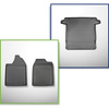 Set Kofferraumschale und angepasste Autoteppiche TPE für: Aixam Crossline Crossover (2005-2010) - 2 Sitze