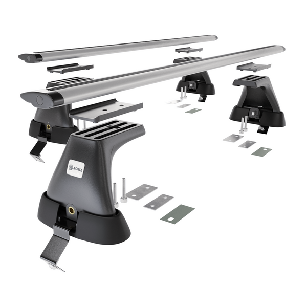 Aluminium-Dachträger für Ford Focus IV (2019-....) - silbern Dachträger Dachgepäckträger - ohne Montagelemente