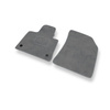 Fußmatten Auto für Citroen C4 Picasso MPV (2013-2019) - Premium Velours graue Automatten Autoteppiche