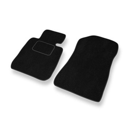 Fußmatten Auto für BMW 1er E81/E87 (2004-2013) - Premium Velours schwarze Automatten Autoteppiche