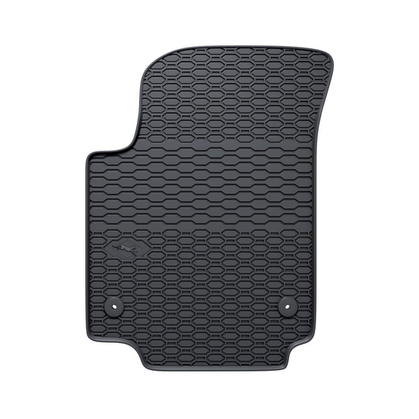 Gummifußmatten Auto für Skoda Citigo Hatchback (2011-2020) - Gummimatten Gummi Fußmatten - schwarz - 4 Stk.