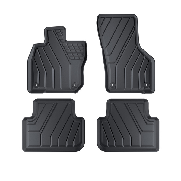 TPE Fußmatten Auto für Cupra Formentor mHEV Crossover (2024-....) - schwarz Automatten Autoteppiche