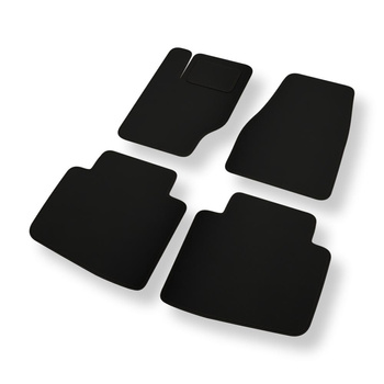 Fußmatten Auto für Jeep Commander I SUV (2006-2010) - schwarze Automatten Autote