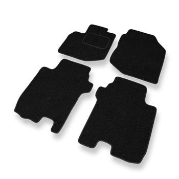 Fußmatten Auto für Honda Jazz III Hatchback (2008-2015) - schwarze Automatten Au