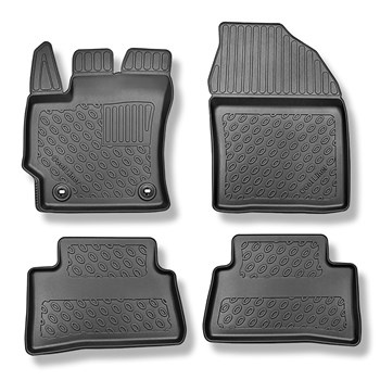 TPE Fußmatten Auto für Toyota Corolla Cross SUV (11.2022-....) - schwarz Automat