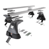 Aluminium-Dachträger für Citroen C4 (2010-2017) - silbern Dachträger Dachgepäckträger - ohne Montagelemente