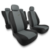 Universal Sitzbezüge Auto für Peugeot 407 (2004-2011) - Autositzbezüge Schonbezüge für Autositze - X.R-G2