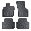TPE Fußmatten Auto für Seat Leon IV Hatchback, Sportstourer (03.2020-....) - schwarz Automatten Autoteppiche