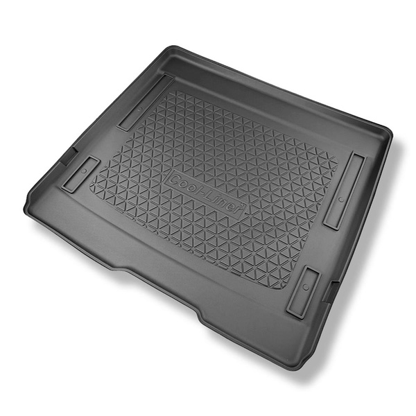 Set Kofferraumschale und angepasste Autoteppiche TPE für: Volkswagen ID. Buzz Van (05.2022-....) - 2. Reihe;5 Sitze;kurzer Achsabstand;auch mit Multi-Flex-Platte