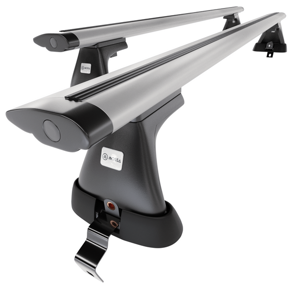 Aluminium-Dachträger für Renault Fluence (2009-2016) - silbern Dachträger Dachgepäckträger - ohne Montagelemente