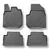 TPE Fußmatten Auto für Honda e Hatchback (03.2020-2024) - schwarz Automatten Autoteppiche