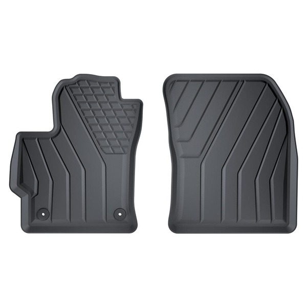 TPE Fußmatten Auto für Toyota Corolla XII Limousine, Touring Sports (2019-....) - schwarz Automatten Autoteppiche