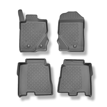 TPE Fußmatten Auto für Ford Bronco SUV (06.2021-....) - schwarz Automatten Autot