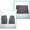 Set Kofferraumschale und angepasste Autoteppiche TPE für: Ford Tourneo Custom L2 Van (01.2013-2018)