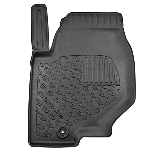 TPE Fußmatten Auto für SsangYong Rexton II SUV (11.2017-....) - schwarz Automatten Autoteppiche - ohne dritte Sitzreihe