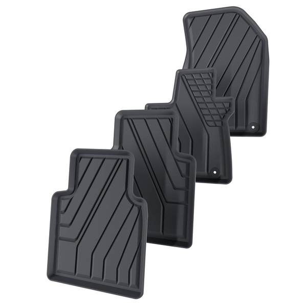 TPE Fußmatten Auto für MG HS SUV (2024-....) - schwarz Automatten Autoteppiche