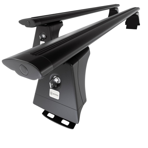 Aluminium-Dachträger für Honda CR-V (2007-2011) - schwarz Dachträger Dachgepäckträger - Montagepunkte