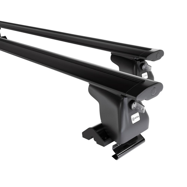 Aluminium-Dachträger für Kia Sportage mk II (2004-2009) - schwarz Dachträger Dachgepäckträger - ohne Montagelemente