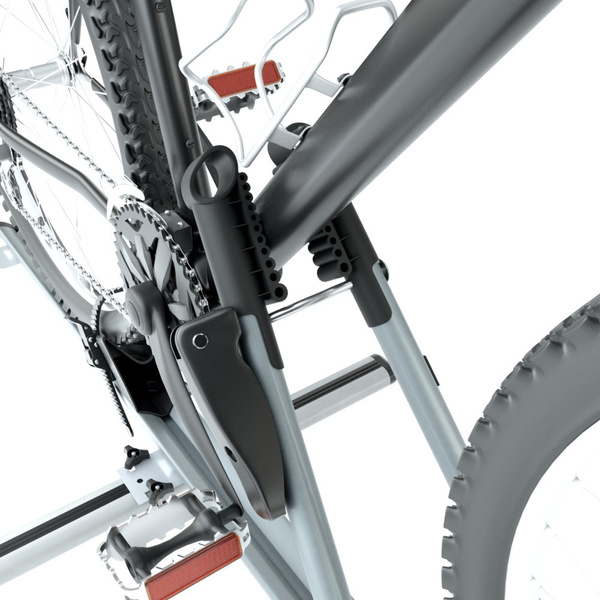 Dachfahrradträger, Dachfahrradhalter mit Schlüssel und Alubalken - 3xM-17