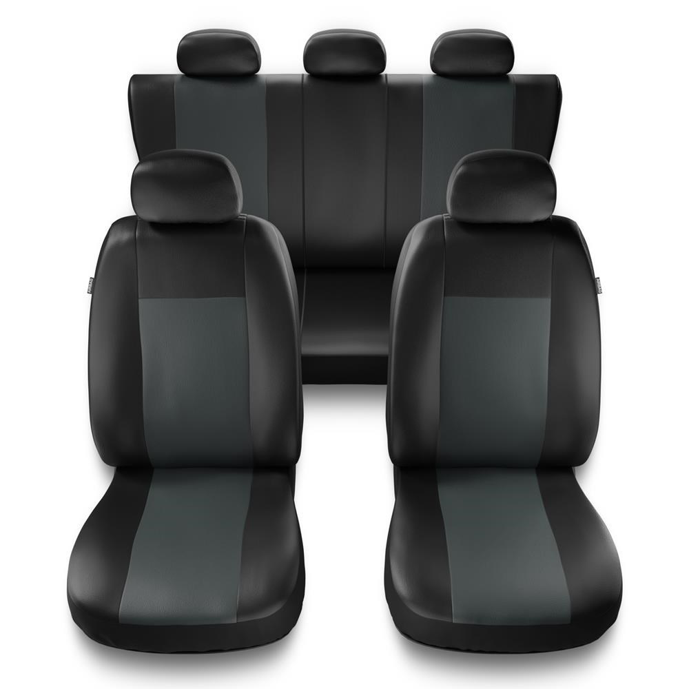 Universal Sitzbezüge Auto für Opel Mokka (2012-2019) - Autositzbezüge  Schonbezüge für Autositze - CM-G grau