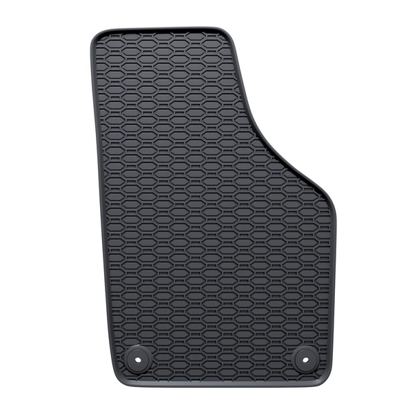 Gummifußmatten Auto für Volkswagen Sharan II Van (2010-2022) - Gummimatten Gummi Fußmatten - schwarz - 4 Stk.