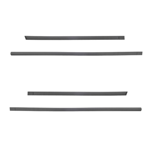 Schwarze Auto Seitenschutzleisten Chevrolet Trax Crossover (2013-2019)