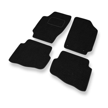 Fußmatten Auto für Volkswagen Fox I Hatchback (2003-2011) - schwarze Automatten 