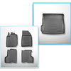 Set Kofferraumschale und angepasste Autoteppiche TPE PREMIUM für: Dacia Duster II SUV (01.2018-05.2024) - Zwei-Rad-Antrieb; auch für die LPG-Version (TC e 100 LPG)