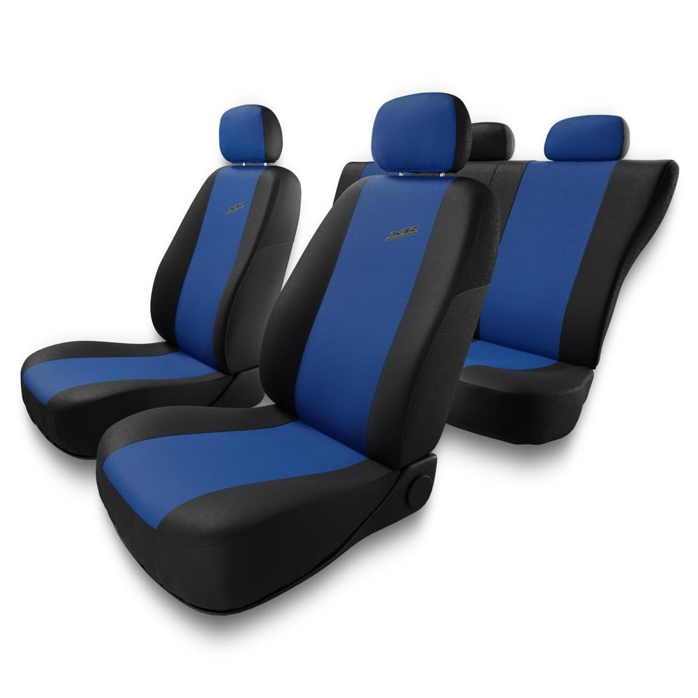 Universal Sitzbezüge Auto für Ford Edge I, II (2007-2020) - Autositzbezüge  Schonbezüge für Autositze - X.R-BL blau