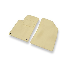 Fußmatten Auto für Peugeot 508 Liftback, Limousine, SW (2011-2017) - Premium Velours beige Automatten Autoteppiche