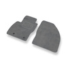 Fußmatten Auto für Ford Focus II Hatchback, Kombi, Limousine (2005-2010) - Premium Velours graue Automatten Autoteppiche
